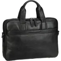 The Chesterfield Brand Arizona Koffer Leer 40 cm Laptop compartiment zwart