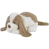 Happy horse Hond David Knuffel 38cm - Wit/Beige - Baby knuffel