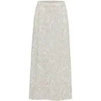 Fransa Rok 'Maddie' beige / wit