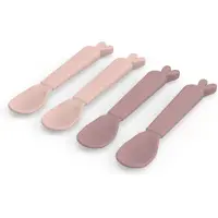 Done by Deer Besteck - Thermoplast - 4 Teile - Löffel - Lalee Po - - One Size - Kinderbesteck