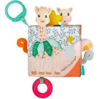 Sophie de Giraf Ontdekboekje - Babyboekje - Baby boek - Baby speelgoed - Kraamcadeau - Babyshower cadeau - Vanaf 3 maanden - 26x25x4 cm