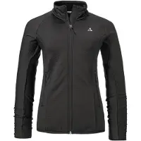 Schöffel Functionele fleece jas 'Style Cascata' zwart / wit