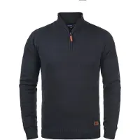Blend Trui 'Robin' navy / bruin / zilvergrijs