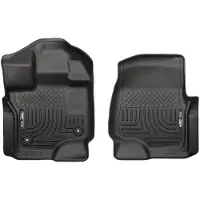 Husky Liners 15-23 Ford F-150 Super/Super Crew Cab WeatherBeater Black Front Floor Liners