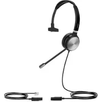 Yealink Headset - - YHS36 - Over-ear - Bedraad - Snelle ontkoppeling - Zwart en Zilver