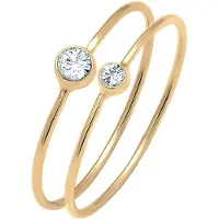 Elli Ring goud / transparant