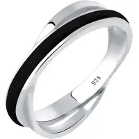Elli Ring zwart / zilver
