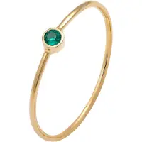 Elli Ring goud / smaragd