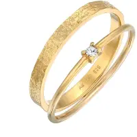 Elli Ring goud / transparant