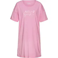 Vivance Nachthemd 'Dreams' fuchsia / wit