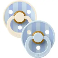 BIBS Studio Colour 2 Pack Block - Baby Blue | +6 maanden 2 St Speen