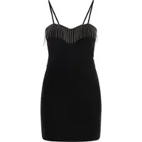 Faina Cocktailjurk zwart / zilver
