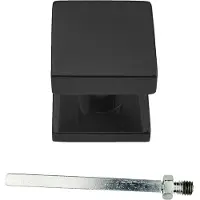 HDD Pro Voordeurknop Top Carre Op Rozas Zwart