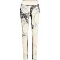 GOLD´S GYM APPAREL Sportbroek 'Brooke' crème / grijs / zwart / offwhite