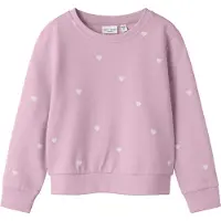 Name it Sweatshirt 'NMFValba' rosa / offwhite