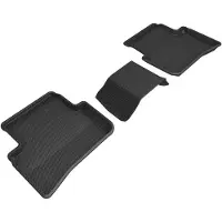 3D MAXpider 2023 Toyota GR Corolla Hatchback (Not Fit Morizo Trim) Kagu 2nd Row Floormats - Black