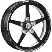 Weld Alumastar 1-Piece 17x4.5 / 5x4.75 BP / 2.25in. BS Black Wheel - Non-Beadlock