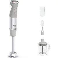 Tefal Quickchef+ HB67MB - Staafmixer - 5-in-1 XL - 1000W - Inclusief Hakmolen en Maatbeker - Zwart/RVS
