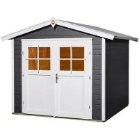 Weka Tuinhuis 224 - Antraciet - 227x235cm