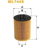 WIX FILTERS WL7449 Oliefilter
