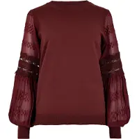 Apricot Blouse bordeaux