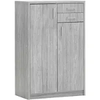 Rousseau Commode Spacio 110cm 2 deuren/2 laden - grijze eik