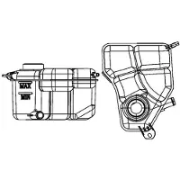 MAHLE ORIGINAL CRT 133 000S Expansietank, koelvloeistof
