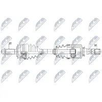 NTY NPW-SB-027 Aandrijfas