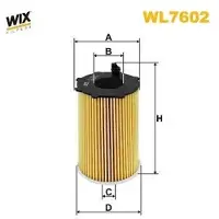 WIX FILTERS WL7602 Oliefilter