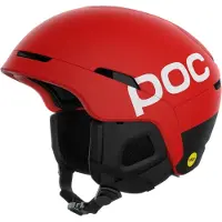 POC - Heren skihelmen - Obex BC MIPS Prismane Red Matt voor Heren - Maat 55-58 cm - Rood