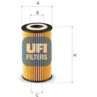 Ufi 25.249.00 Oliefilter