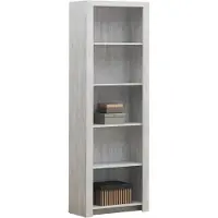 Emob Boekenkast Elvira | 70 x 35,5 x 210 cm | White Oak-design