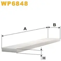 WIX FILTERS WP6848 Interieurfilter