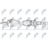 NTY NPW-VV-035 Aandrijfas