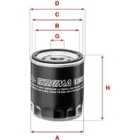 Sofima S 3632 R Oliefilter