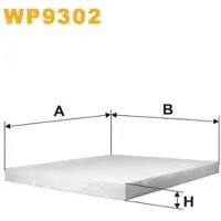 WIX FILTERS WP9302 Interieurfilter