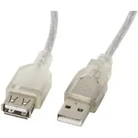 Lanberg Usb 2.0 Am/Af Verlengkabel Voor Laptopcomputer 1 8M Ferriet