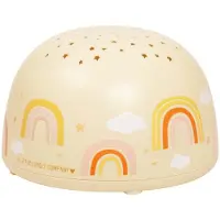 A Little Lovely Company Projektorlampe - 14x9 cm - Regenbogen - - One Size - Nachtlicht