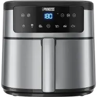 Princess Digital Airfryer 182463 - Heteluchtfriteuse - 6 liter - 1500 W - RVS