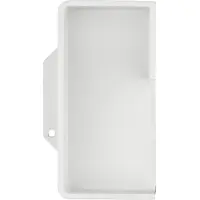 HDD pro Schuifdeurkom Inkapschelp Hdd Carre Massief Afgerond 40mm Wit Structuur
