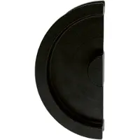 HDD pro Schuifdeurkom Inkapschelp Hdd Halve Maan Massief 40mm Zwart