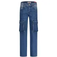 Vingino Paolo Cargo Old Vintage Maat: 2 | Spijkerbroeken Outlet | Unisex | Blauw