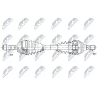 NTY NPW-PL-091 Aandrijfas