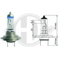 Diederichs LID10066 Gloeilamp, koplamp