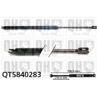 Quinton Hazell QTS840283 Gasveer achterklep