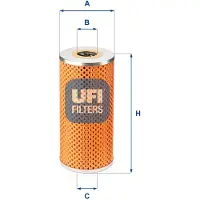 Ufi 25.401.00 Oliefilter