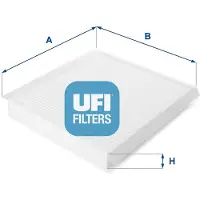 Ufi 53.118.00 Interieurfilter
