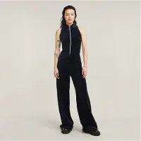 G-Star Wide Leg Velvet Mouwloze Jumpsuit
