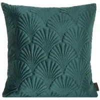 Eurofirany Decoratieve Kussenhoes Ria 45x45cm Donkergroen met Takkendessin