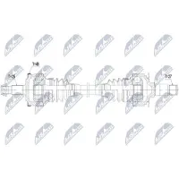 NTY NPW-ME-140 Aandrijfas